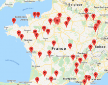 Carte des veillées pour la vie