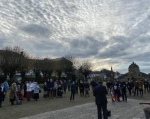 Manifestation pour la messe à Sainte-Anne d’Auray