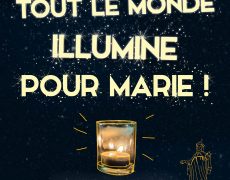 Initiative “S’il te plait Marie…” à l’occasion du 8 décembre