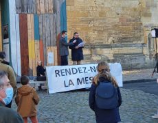 Manifestation pour la messe à Angers avec l’intervention de Guillaume Bernard