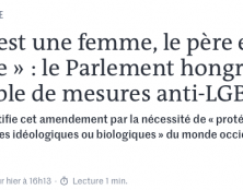 Des mesures pro-familles deviennent des mesures anti-LGBT : la novlangue du Monde