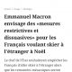 Macron va (enfin) rétablir le contrôle aux frontières…
