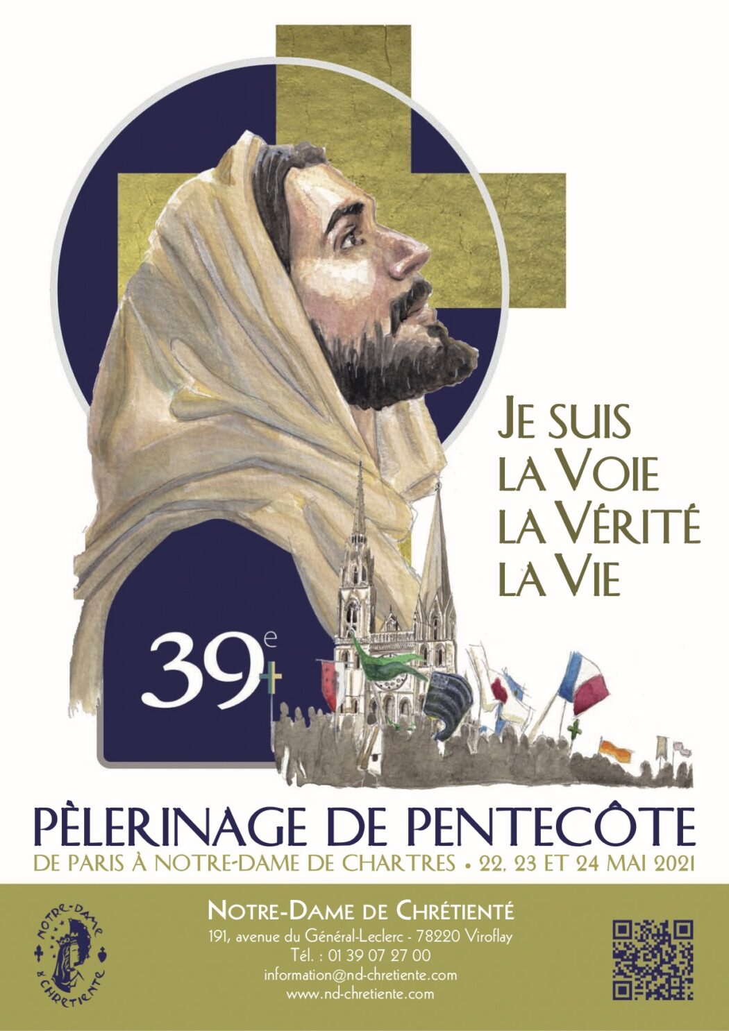 Pèlerinage de Chartres sur le thème “Je suis la voie, la vérité, la vie”