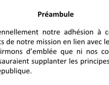 Les catholiques pourraient-ils signer une charte comme celle “des principes pour l’Islam de France”