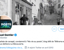 Samuel Gontier, journaliste de canapé pour des articles poubelle