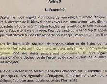 La charte de l’Islam de France ne condamne pas les actes antichrétiens