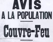 Couvre-feu généralisé à 18 heures