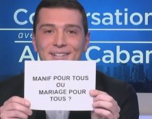 Jordan Bardella (RN) : “Le mariage pour tous est aujourd’hui un acquis”