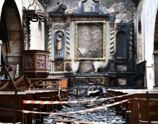 Une église incendiée en Corrèze