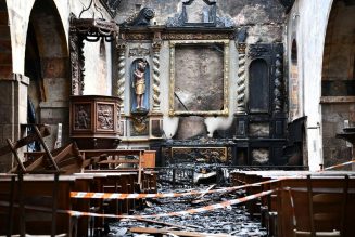 Une église incendiée en Corrèze