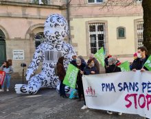 Les opposants à la loi bioéthique se font entendre à Rodez