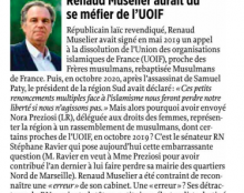 “Républicain laïc” et “en même temps” représenté dans un rassemblement d’islamistes!