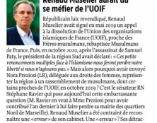 “Républicain laïc” et “en même temps” représenté dans un rassemblement d’islamistes!