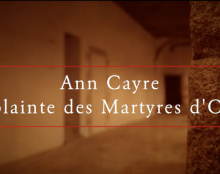 Complainte des Martyres d’Orange