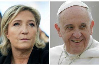 Le pape François serait inquiet des risques de voir Marine Le Pen gagner en 2022