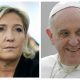 Le pape François serait inquiet des risques de voir Marine Le Pen gagner en 2022