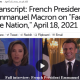 Emmanuel Macron, agent de corrosion nationale