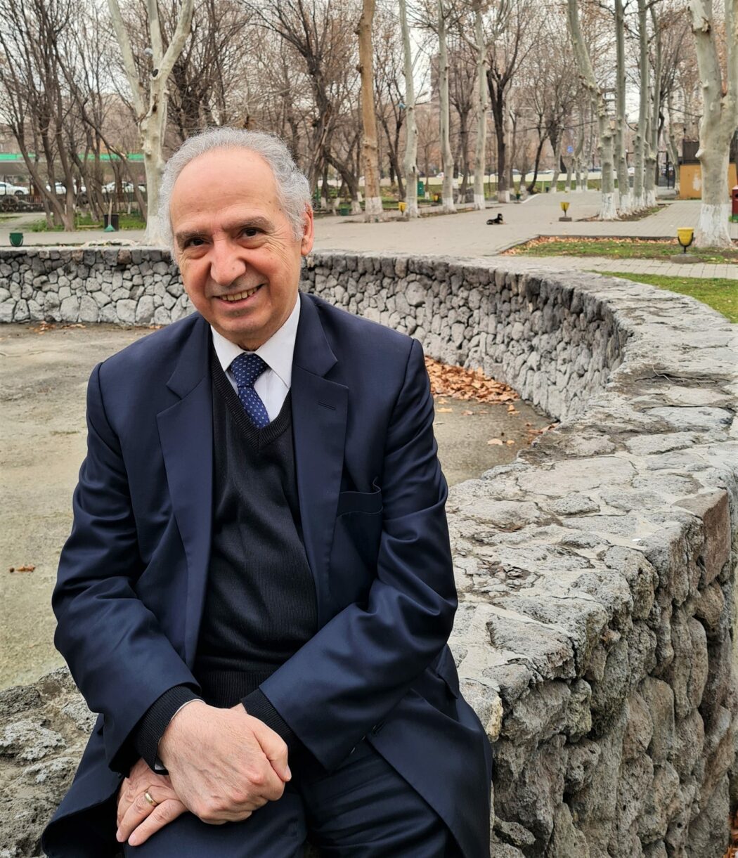 Le pasteur René Léonian en mission dans le Caucase