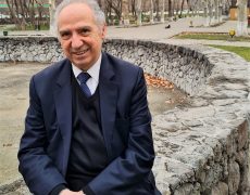 Le pasteur René Léonian en mission dans le Caucase