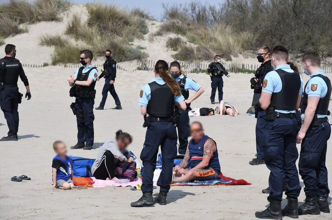 Opération anti-terroriste sur la plage…