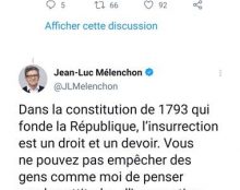 L’insurrection est permise, uniquement si vous êtes de gauche