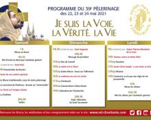 Voici le programme de ce 39ème pèlerinage de Chrétienté