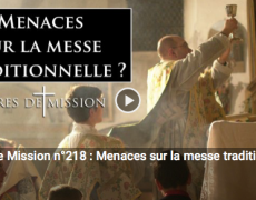 Menaces sur la messe traditionnelle ?