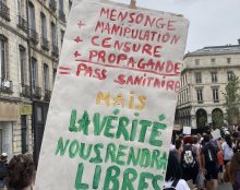 Nouvelles manifestations contre le passeport sanitaire