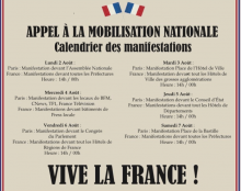 Nouvelles mobilisations pour la liberté