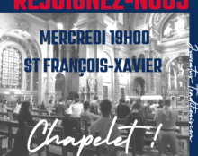 Paris : chapelet en église Saint-François-Xavier pour demander le retour de la messe des étudiants