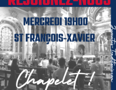 Paris : chapelet en église Saint-François-Xavier pour demander le retour de la messe des étudiants