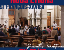 200 personnes prient le chapelet à Saint-François-Xavier pour le retour de la messe des étudiants