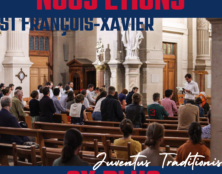 200 personnes prient le chapelet à Saint-François-Xavier pour le retour de la messe des étudiants