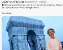 Ne dites pas de Mme Von der Leyen qu’elle est tapissière : elle se croit présidente de la Commission européenne