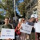 10e manifestation devant la nonciature
