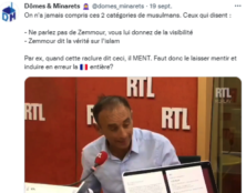 Quand Eric Zemmour cite plus fidèlement le coran que le site dômes et minarets