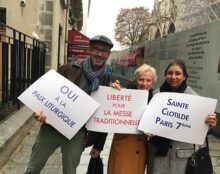 15e manifestation devant la nonciature
