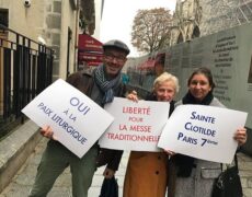 15e manifestation devant la nonciature