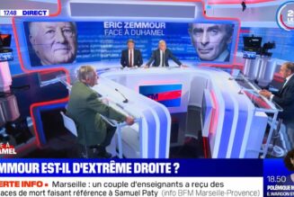 Éric Zemmour est face à Alain Duhamel : “Je n’ai rien contre les étrangers, simplement je suis là pour défendre les Français”