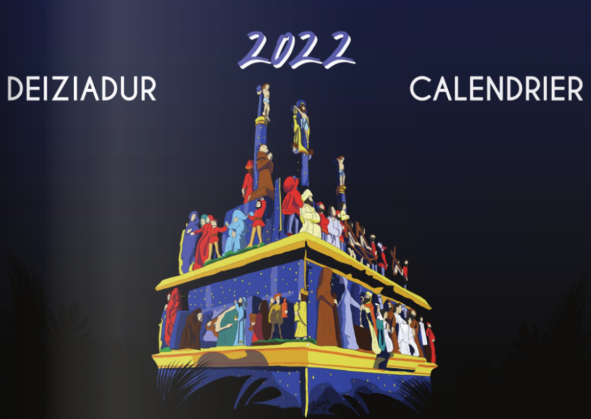 Premier calendrier catholique breton pour 2022
