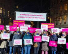 Manifestation d’Alliance Vita contre la proposition de loi sur l’avortement