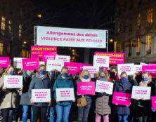 Manifestation d’Alliance Vita contre la proposition de loi sur l’avortement