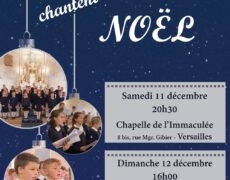 11 décembre : Concert de Noël Petits Chanteurs de Saint-Charles  (Versailles)