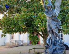 Sables d’Olonnes : la statue de Saint-Michel déplacée