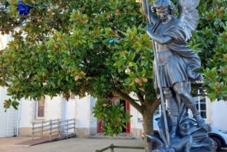 Sables d’Olonnes : la statue de Saint-Michel déplacée