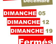 Fermé le dimanche