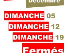 Fermé le dimanche