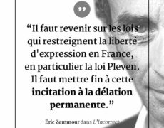 Le harcèlement judiciaire contre Eric Zemmour continue