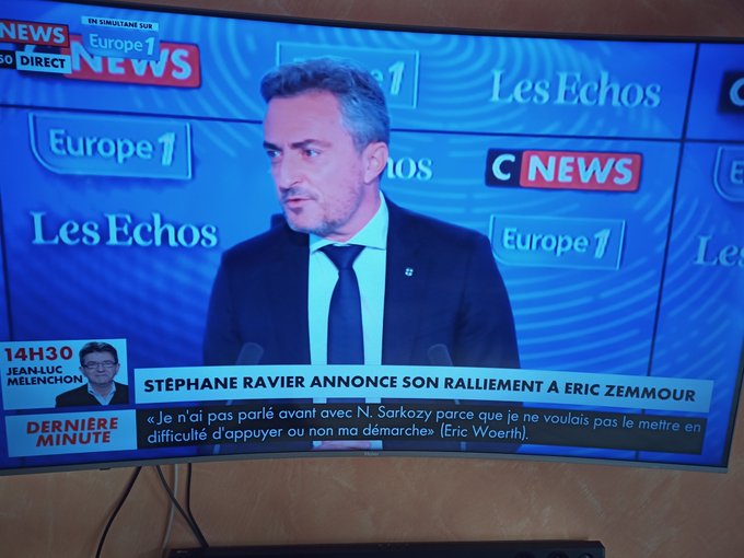 Le sénateur RN des Bouches-du-Rhône Stéphane Ravier annonce soutenir Éric Zemmour
