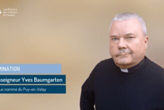 Mgr Yves Baumgarten nouvel évêque du diocèse du Puy